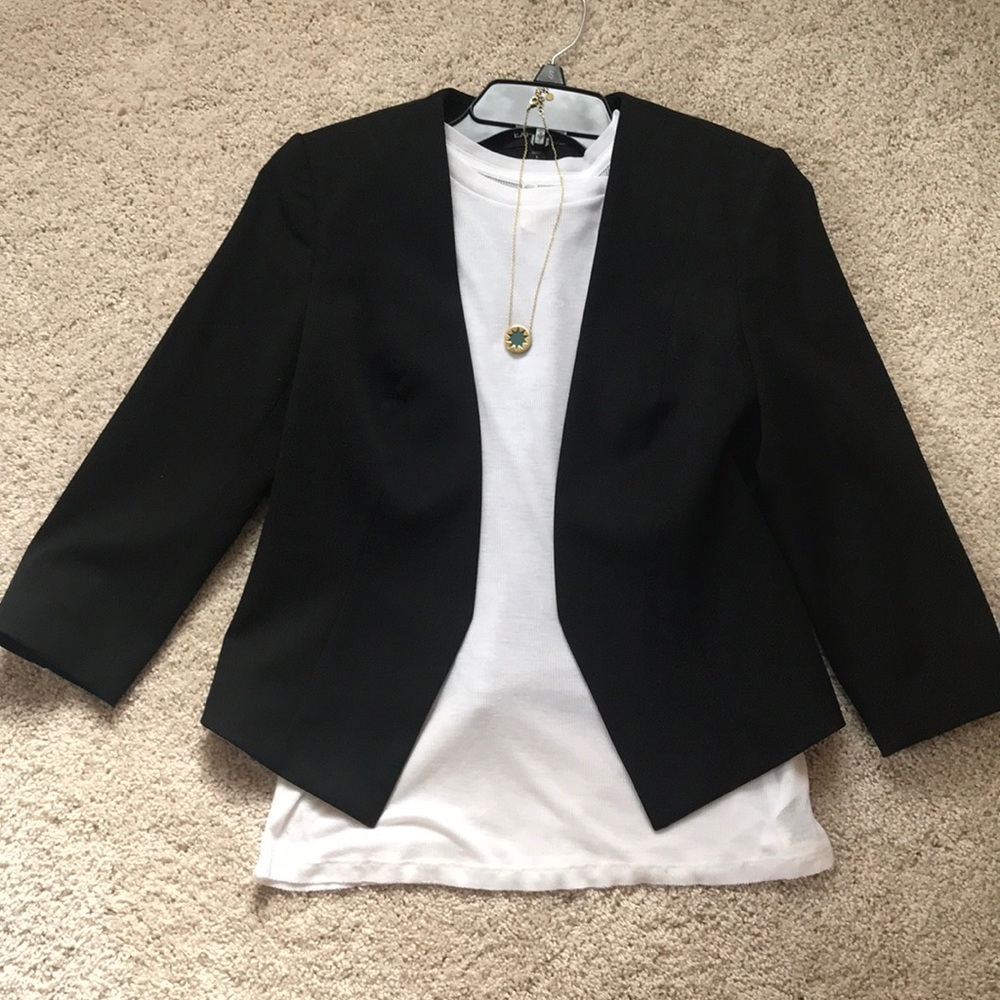 Express cropped lined Jacket blazer